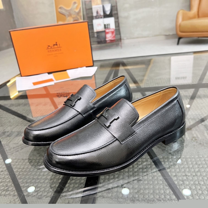 H**mes leather shoes